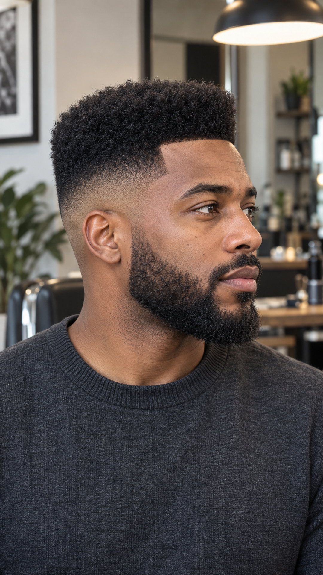 high top + barbe