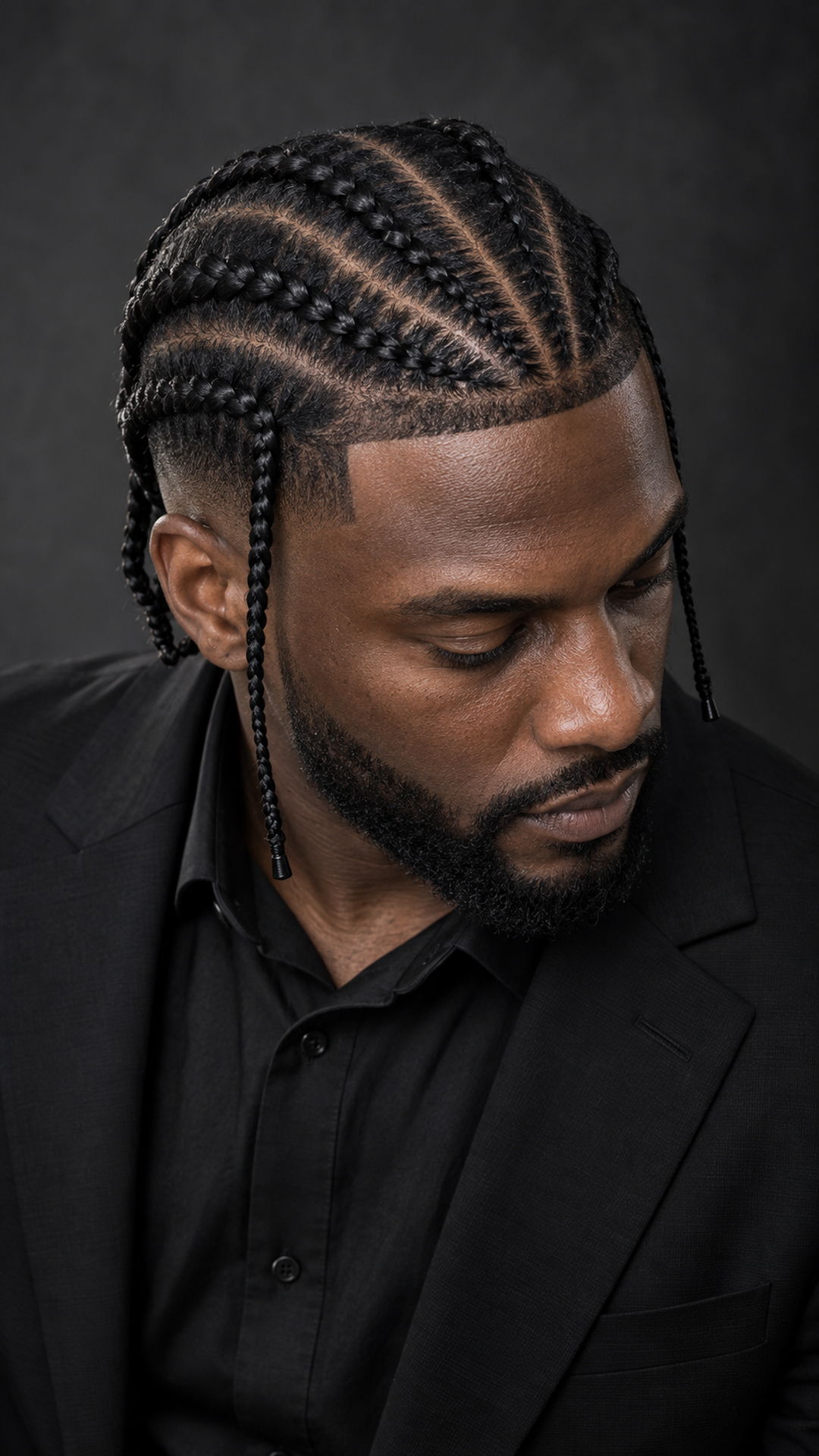 Pop Smoke braids avec fade