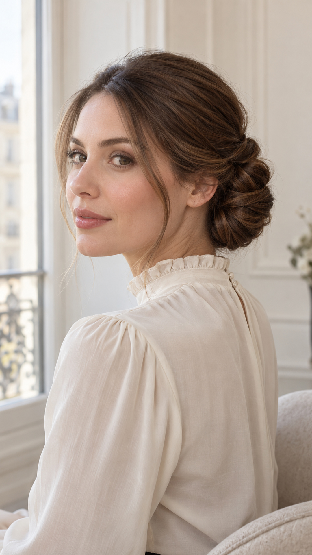 chignon torsadé