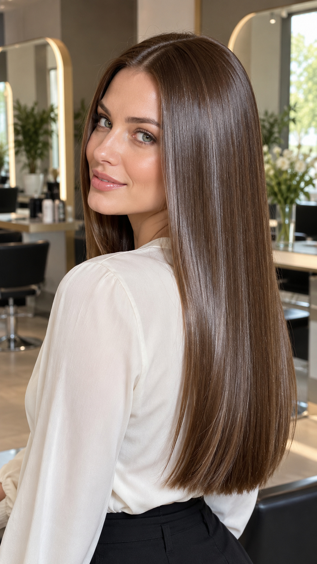 cheveux effet glass hair