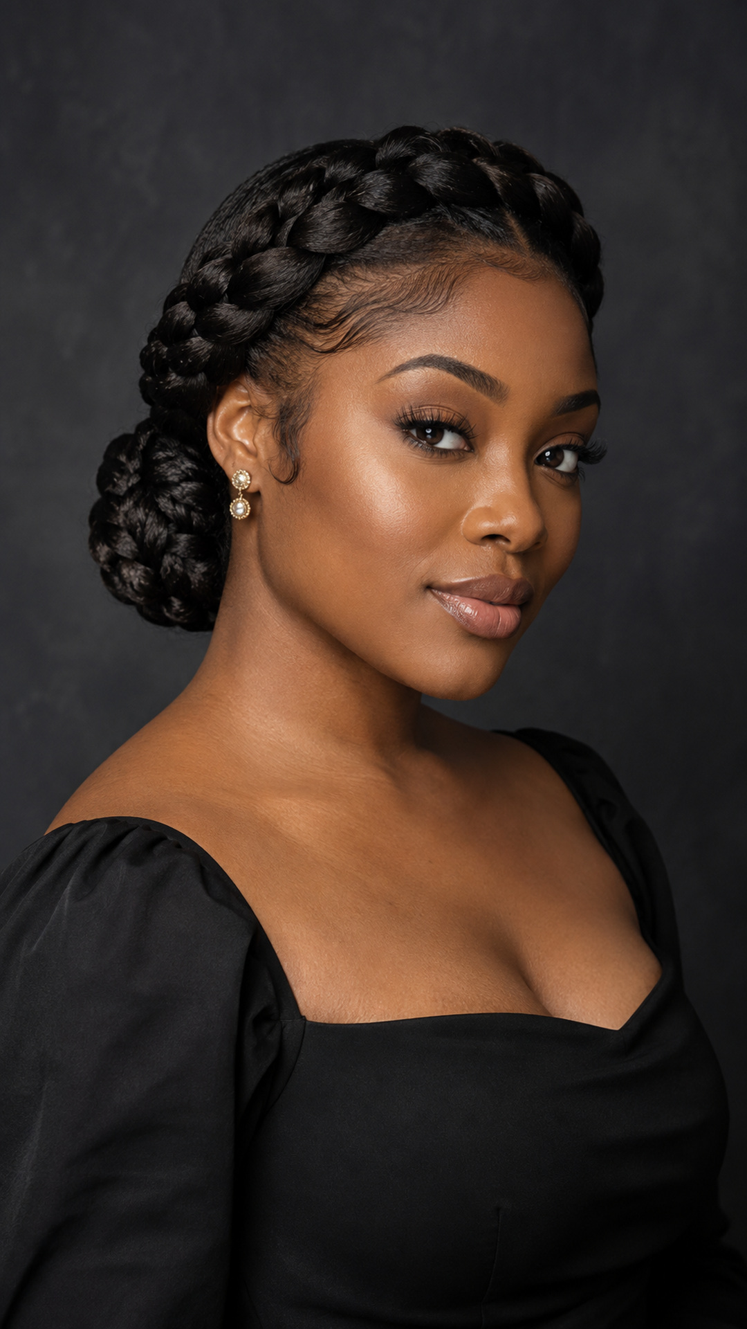 Chignon tressé
