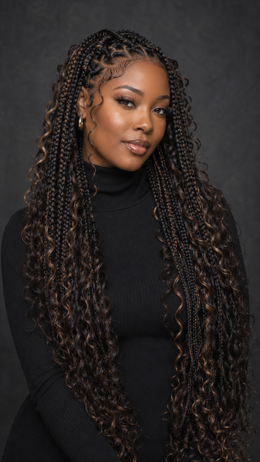 Goddess braids