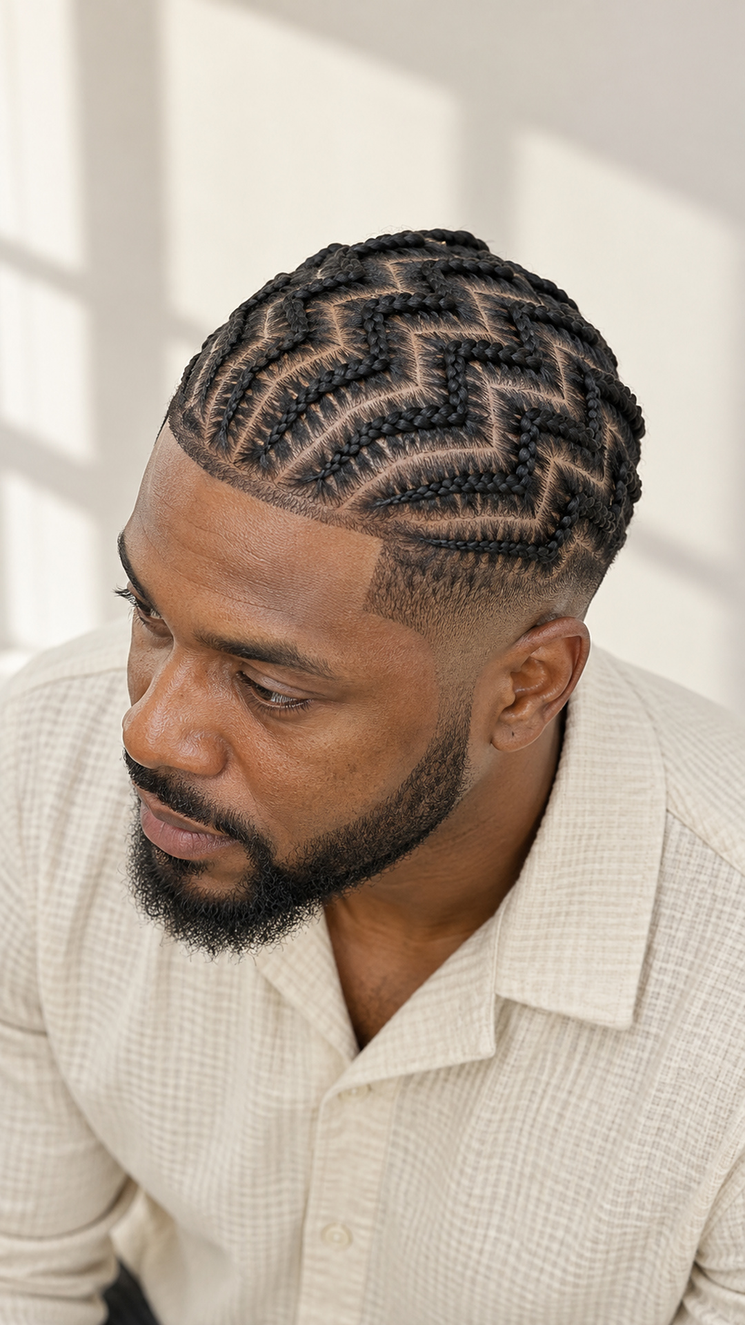 stitch braids zigzag