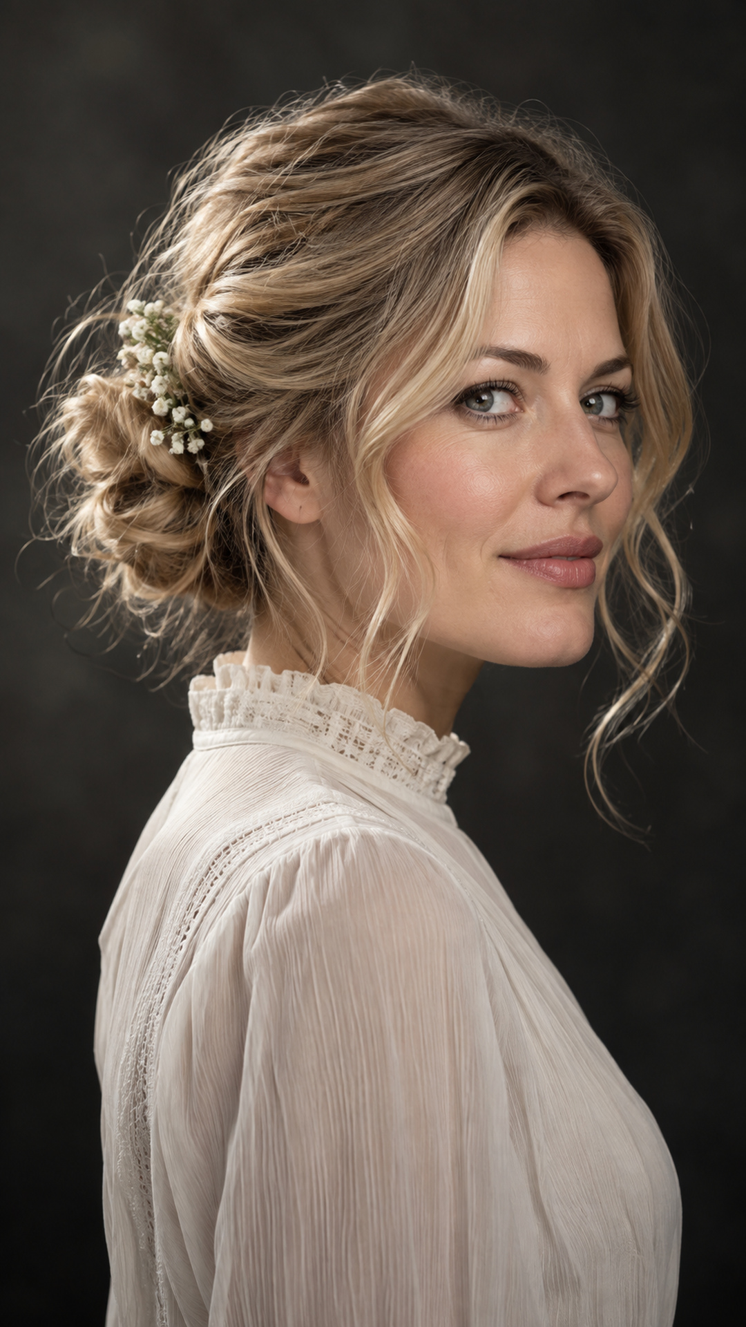 chignon bohème